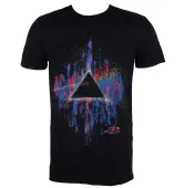 men's t-shirt Pink Floyd - DSOTM Pink Splatter - Black - ROCK OFF S