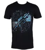 men's t-shirt Pink Floyd - Machine Greeting Blue - Black - ROCK OFF M