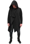 hoodie men's women's - Black - AMENOMEN XS