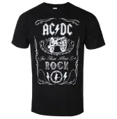 t-shirt metal men's AC-DC - Canon Swig - ROCK OFF M