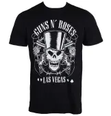 t-shirt metal men's Guns N' Roses - Skull & Pistols - ROCK OFF M