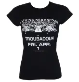 women's t-shirt Guns N' Roses - Troubadour - ROCK OFF S