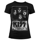 women's t-shirt KISS - In Concert Distressed Poster - HYBRIS XL