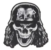 patch SLAYER - VVEHRMACHT SKULL CUT OUT - RAZAMATAZ