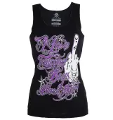 top women BLACK HEART - TATTOED - BLACK L