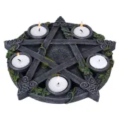 candlestick (decoration) Wiccan Pentagram Tea