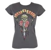 t-shirt metal women's Guns N' Roses - Dripping Dagger - ROCK OFF XL