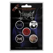 Mayhem badges - De Mysteriis Dom Sathanas - RAZAMATAZ