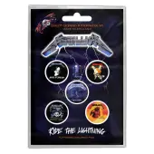 Metallica Badges - Ride The Lightening - RAZAMATAZ