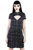 Women's dress KILLSTAR - Casey - TARTAN S