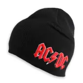 Beanie AC / DC - Red 3D Logo - ROCK OFF