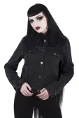 women's jacket KILLSTAR - Dark Daze - Denim - BLACK XS