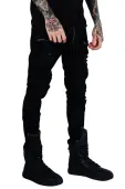 Trousers (unisex) KILLSTAR - Diablo Jeans - BLACK XS