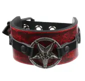 Bracelet Baphomet - red