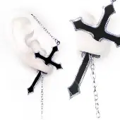 Impalare Cross Earring (single) ALCHEMY GOTHIC