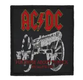patch AC / DC - FOR THOSE ABOUT TO ROCK - RAZAMATAZ
