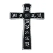 Pin Badge Black Sabbath - Cross Metal - RAZAMATAZ