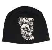 Beanie The Exploited - Mohican Skull - RAZAMATAZ
