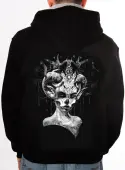 hoodie men's - Day of the Dead - ART BY EVIL S