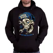 hoodie men's - MECHANIC - BLACK HEART XXL