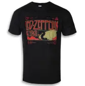 t-shirt metal men's Led Zeppelin - Zeppelin & Smoke Black - NNM S