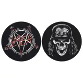 Gramophone Pad (set of 2pcs) SLAYER - PENTAGRAM - VVEHRMACHT - RAZAMATAZ