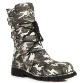 boots NEW ROCK - VINTAGE FLOWER CAMUFLAGE 42