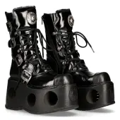 boots NEW ROCK - CRUST NEGRO 41