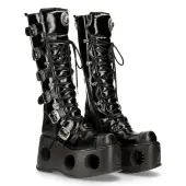 leather boots women's - NEW ROCK 43