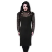 Women's dress SPIRAL - GOTHIC ELEGANCE S