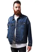 men´s jacket URBAN CLASSICS - Ripped Denim L