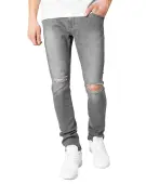 Men's trousers URBAN CLASSICS - Slim Fit Knee Cut Denim 30