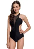 Women's swimsuit/ monokini URBAN CLASSICS - Tech Mesh XS