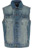 Men's URBAN CLASSICS Denim Vest 3XL