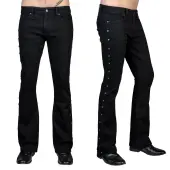 Men's trousers (jeans) WORNSTAR - Gauntlet Skull - Black 40