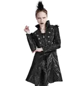 women's coat PUNK RAVE - Steampunk XL