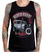 Men's tank top BLACK HEART - HOT ROD - BLACK M