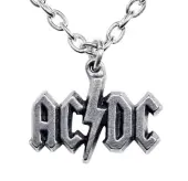 Pendant necklace ALCHEMY GOTHIC - AC / DC - Lightning Logo