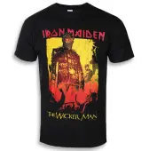 t-shirt metal men's Iron Maiden - The Wicker Man Fire - ROCK OFF M