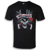 t-shirt metal men's Guns N' Roses - Distressed Skull - ROCK OFF M