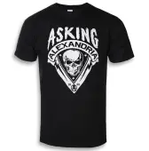 t-shirt metal men's Asking Alexandria - Skull Shield - ROCK OFF XXL
