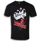 t-shirt metal men's Judas Priest - British Steel Hand Triangle - ROCK OFF S