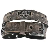 Belt Pentagram - brown 100
