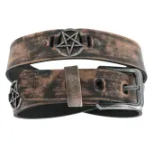 Belt Pentagram - brown 100