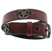 Belt Baphomet - red 100