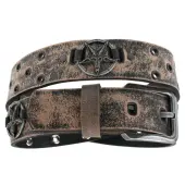 Belt Baphomet - brown 100