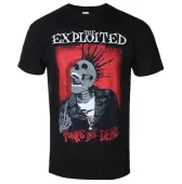 t-shirt metal men's Exploited - Splatter/Punks Not Dead - RAZAMATAZ XL