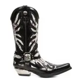 boots NEW ROCK - PITON BLANCO NEGR WEST 46