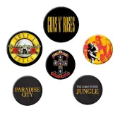 badges Guns N' Roses - Lyrics And Logos