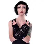 Forearm warmers POIZEN INDUSTRIES - ARMWARMERS - BLACK / SILVER